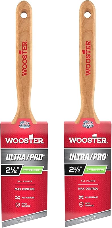 Genuine 2.5" Ultra/Pro Extra-Firm Angle Sash Paintbrush 2-Pack # 4153-2.5-2PK