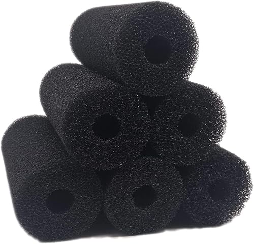 Miniatura 7 de Qzbhct Kit de filtración de repuesto de espuma de esponja de prefiltro grande de 5.9  para tanque de peces de acuario de estanque, paquete de 6