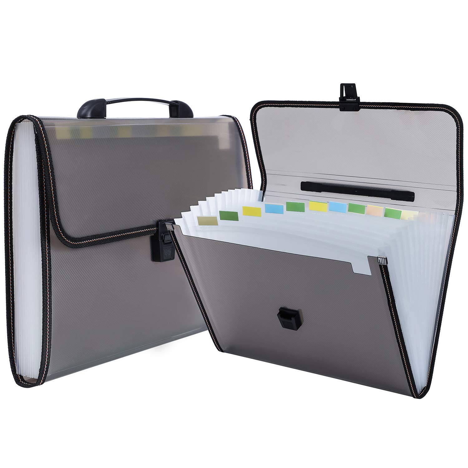 5 Cartelle Portadocumenti A4 - Con Bottone, Colorate, Impermeabili, Verticali - Foto 10