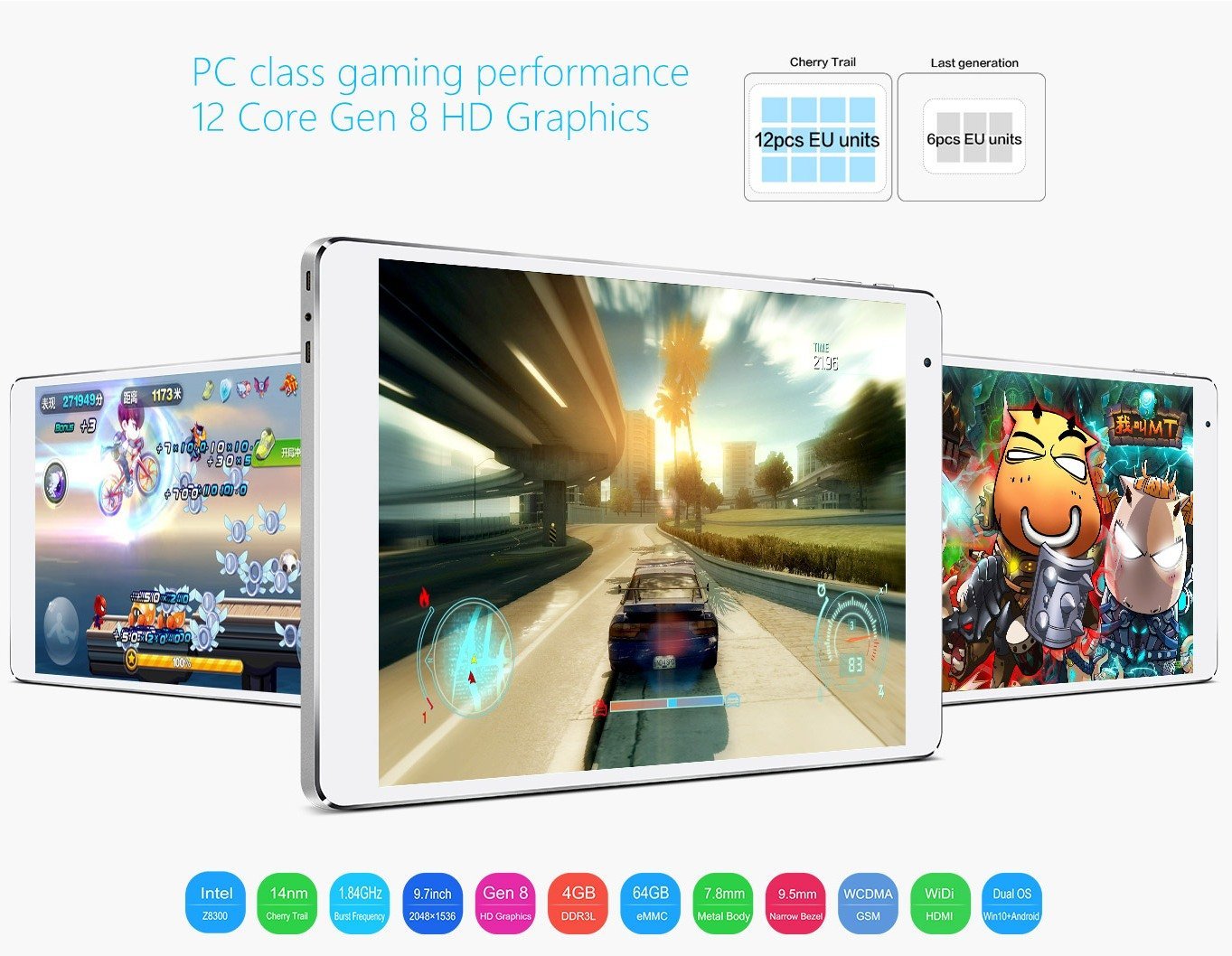 Teclast X98 Plus 3G 64GB Tablet (9.7 inch, 64GB, Wi-Fi+ 3G+ Voice