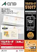 Ⓜ︎rsページ マルチカード 各種プリンタ兼用紙 | ラベル・シールのエーワン