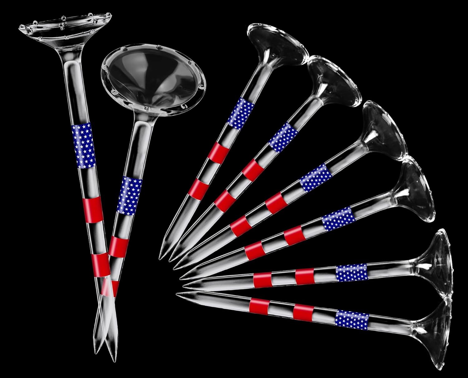 EagleGlo Golf Tees Review | Golf Accessories EagleGlo Golf Tees, Golf Tees 3 1/4'' Unbreakable Transparent Acrylic, Plastic Golf Tees Reduce Side Spin & Friction, Long Golf Tees Bulk with Big Cup & 8 Prongs Golf Accessories for Men 50 Pack