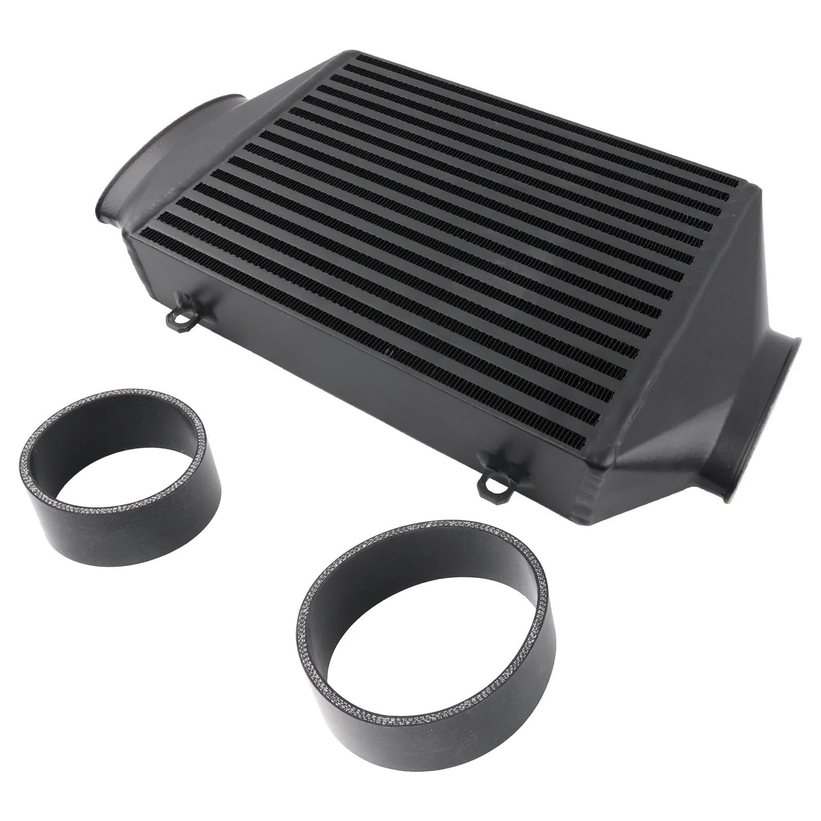 Cooled Intercooler Turbo Intercooler Fit for Cooper S Supercharger 1.6L R53 R52 2002-2006 Intercooler Top Mount(Black)
