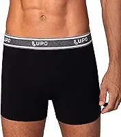 Cueca Boxer Lupo Algodão Cotton Respirável Masculina