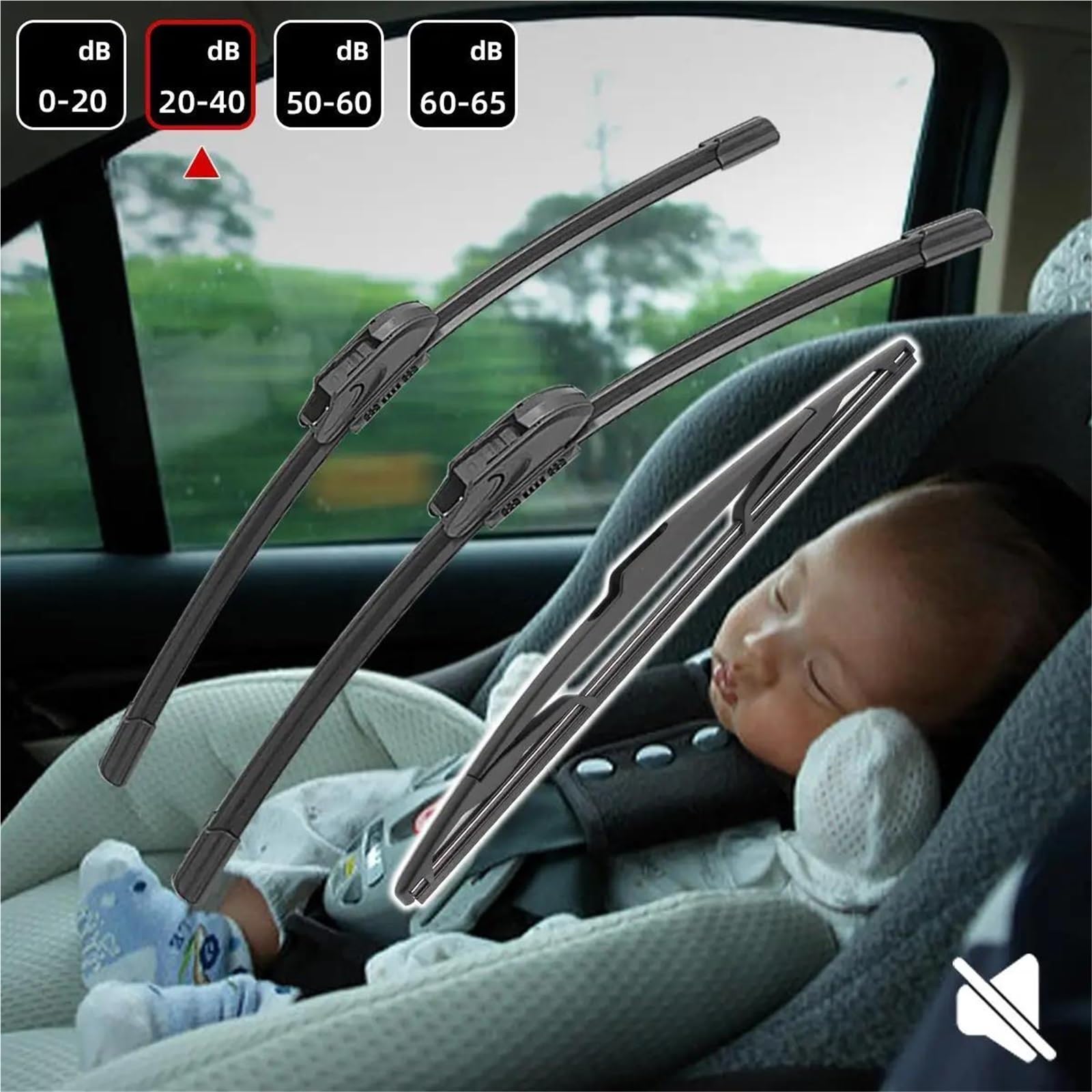 Tergicristalli Anteriori E Posteriori Decespugliatori Accessori Per Auto Tergicristallo Per Per Dacia/Per Renault Per Duster MK1 2014-2017 Tergicristallo