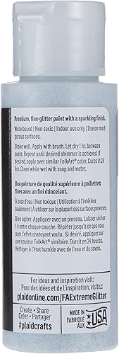 Miniatura 2 de FolkArt - Pintura acrílica brillante Extreme Glitter en colores surtidos (59 ml), 2812, oro rosa