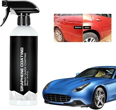 Graphene Ceramic Spray Coating,High Protection Quick Coating Spray - 500ml Ceramic Spray Coating Agent, Car Coating Agent, Graphene Coating Spray for Car Detailing