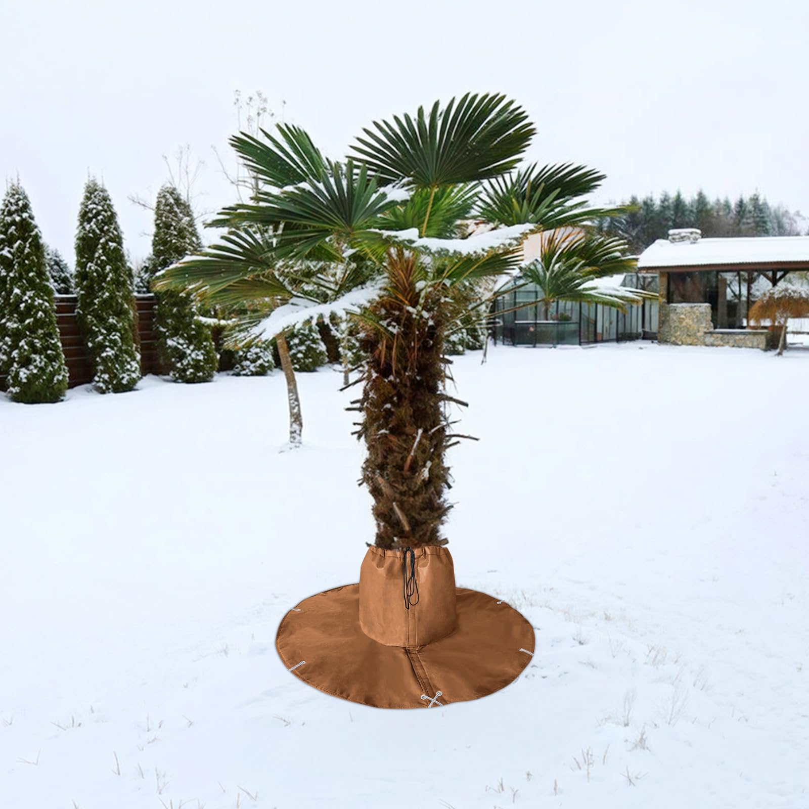 Wurzelschutz Winter Für Palmen & Bäume，100x35cm, 2PCS