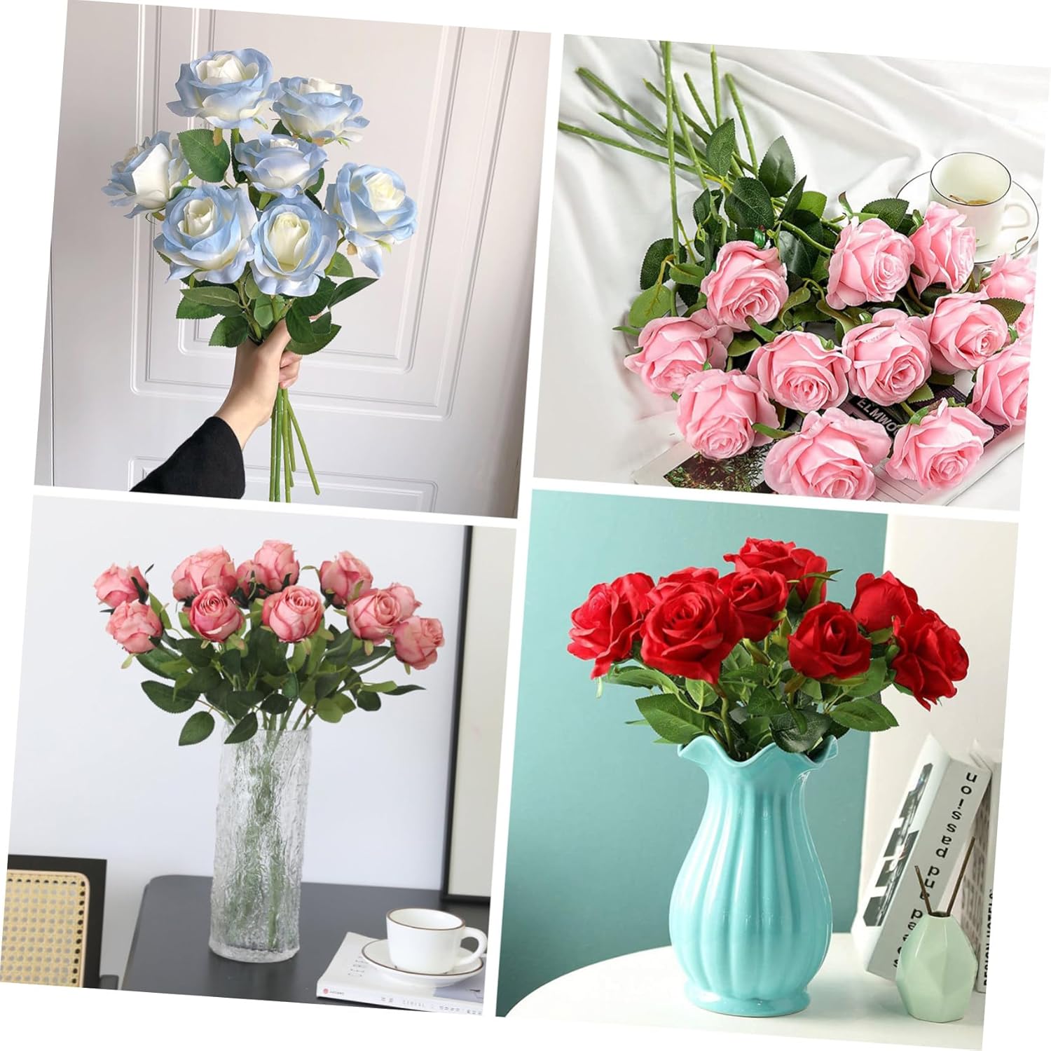 BESPORTBLE 100Pcs Floral Stem Wire Floral Paper Wrapped Wire for Artificial Flower Making DIY Bouquet Crafts