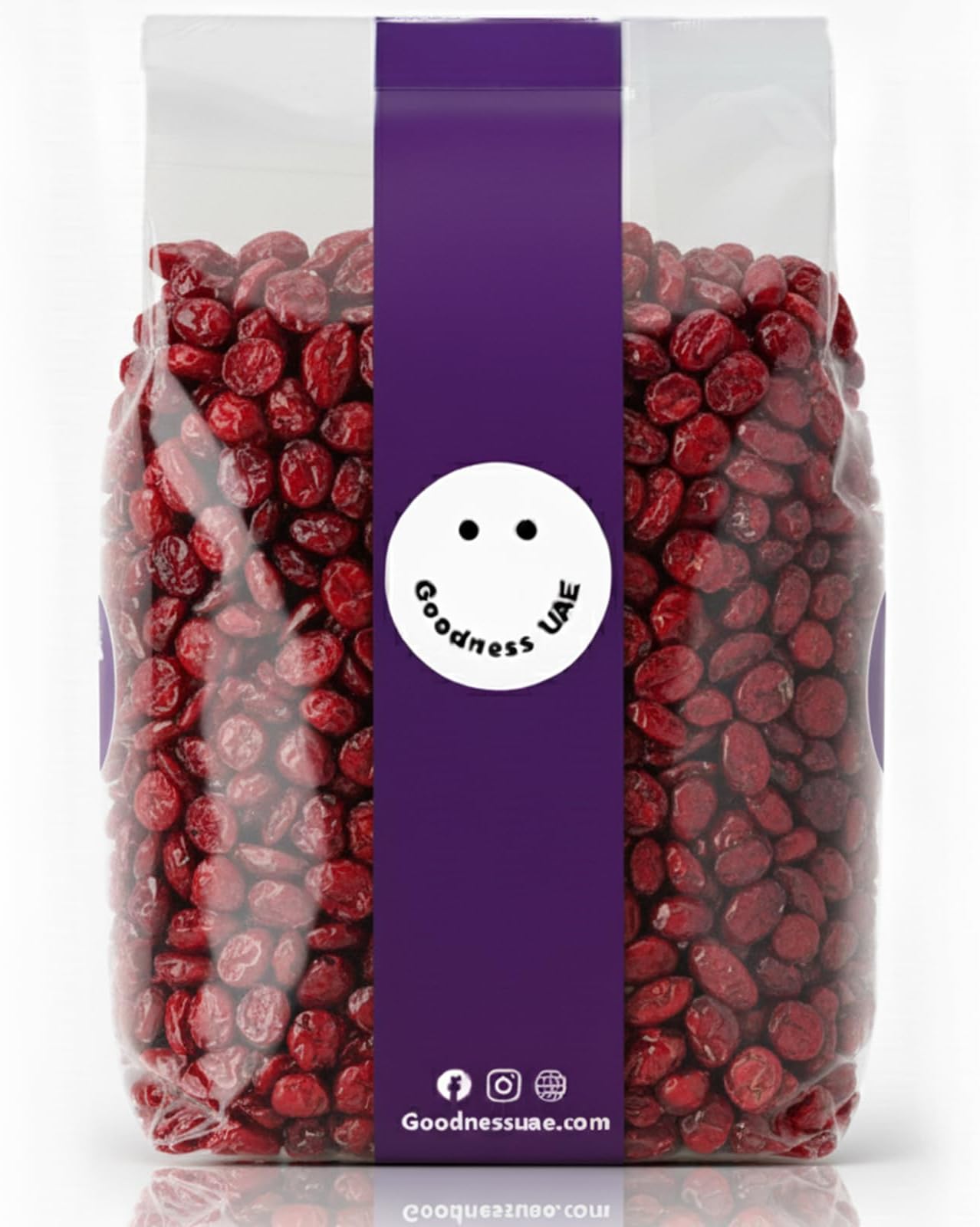 Cranberry Dried USA 1 Kg Goodness UAE| Naturally Sweet & Tart Berries | High in Antioxidants & Fiber | Healthy Snack & Baking Ingredient | Premium Dried Fruits