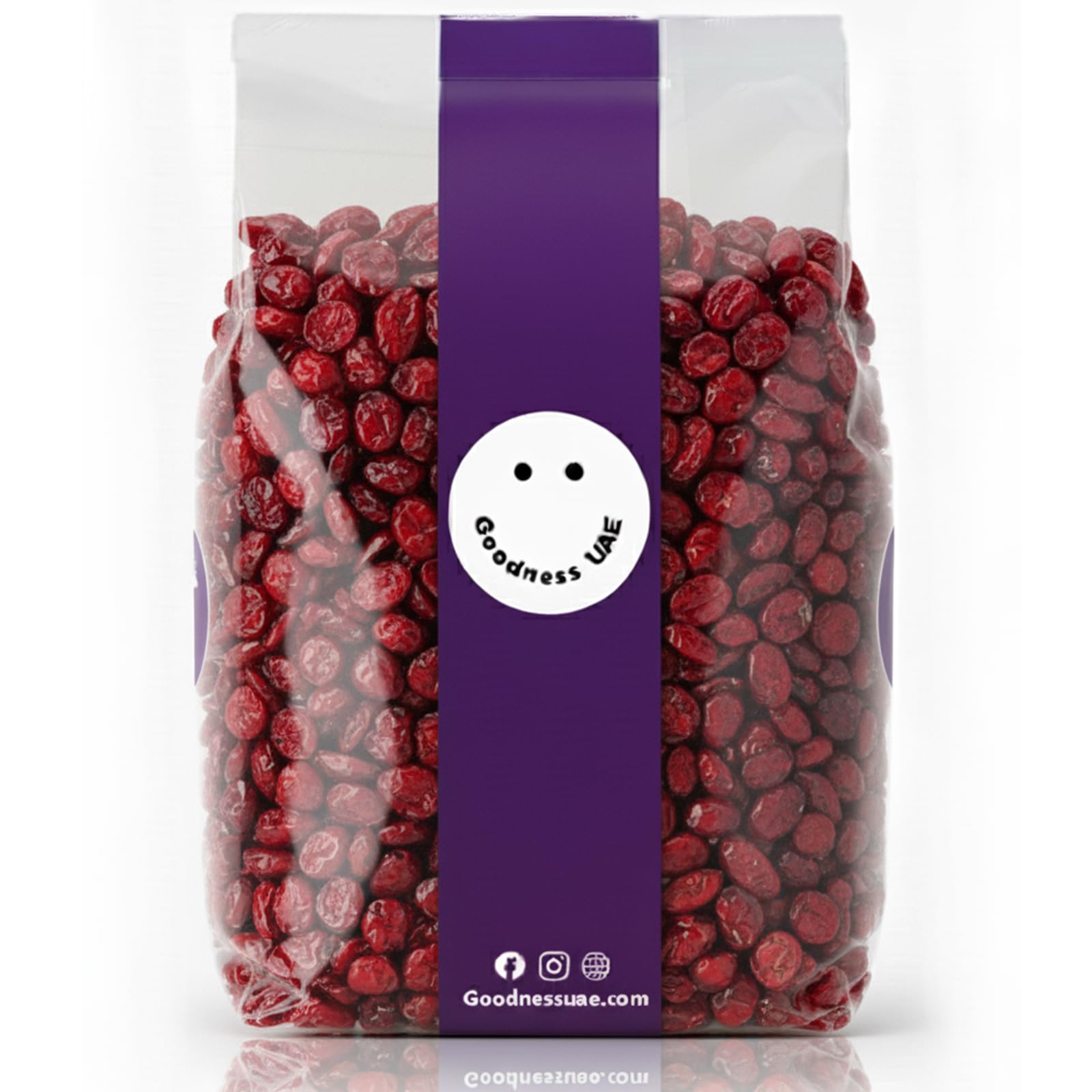 Cranberry Dried USA 1 Kg Goodness UAE| Naturally Sweet & Tart Berries | High in Antioxidants & Fiber | Healthy Snack & Baking Ingredient | Premium Dried Fruits