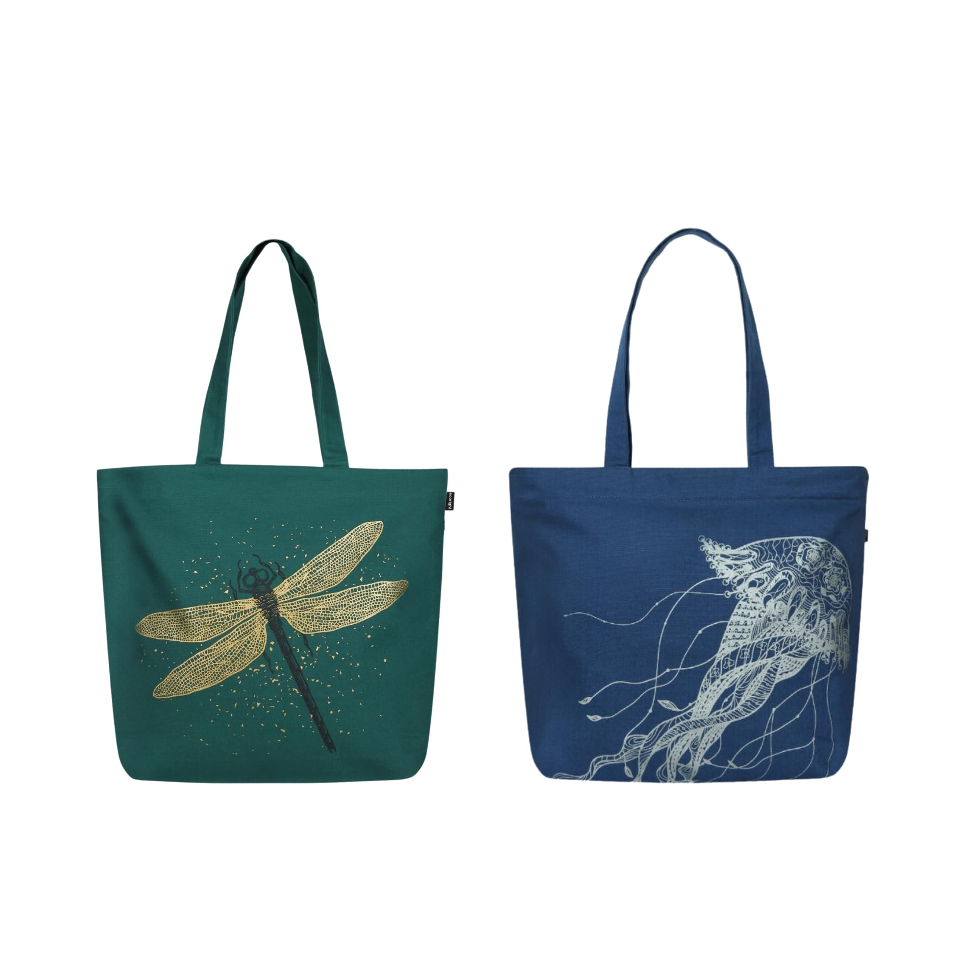 Borsa In Tela Ecoright Per Donna - Shopper Riutilizzabile Per Spesa E Spiaggia - Foto 6