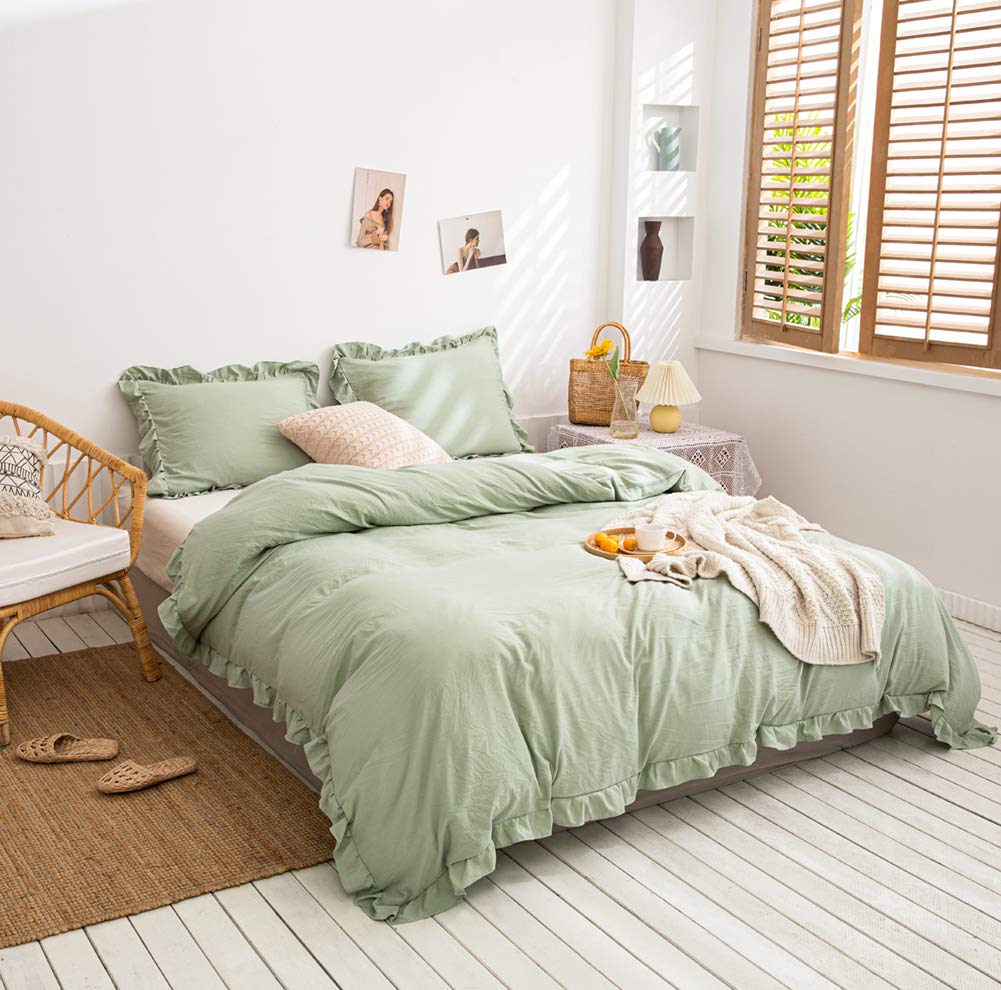 Amazon.com: Sage Green Duvet Cover 