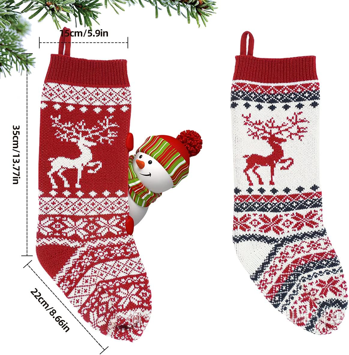 VDSOW Christmas Stockings Set of 2 - Image 3