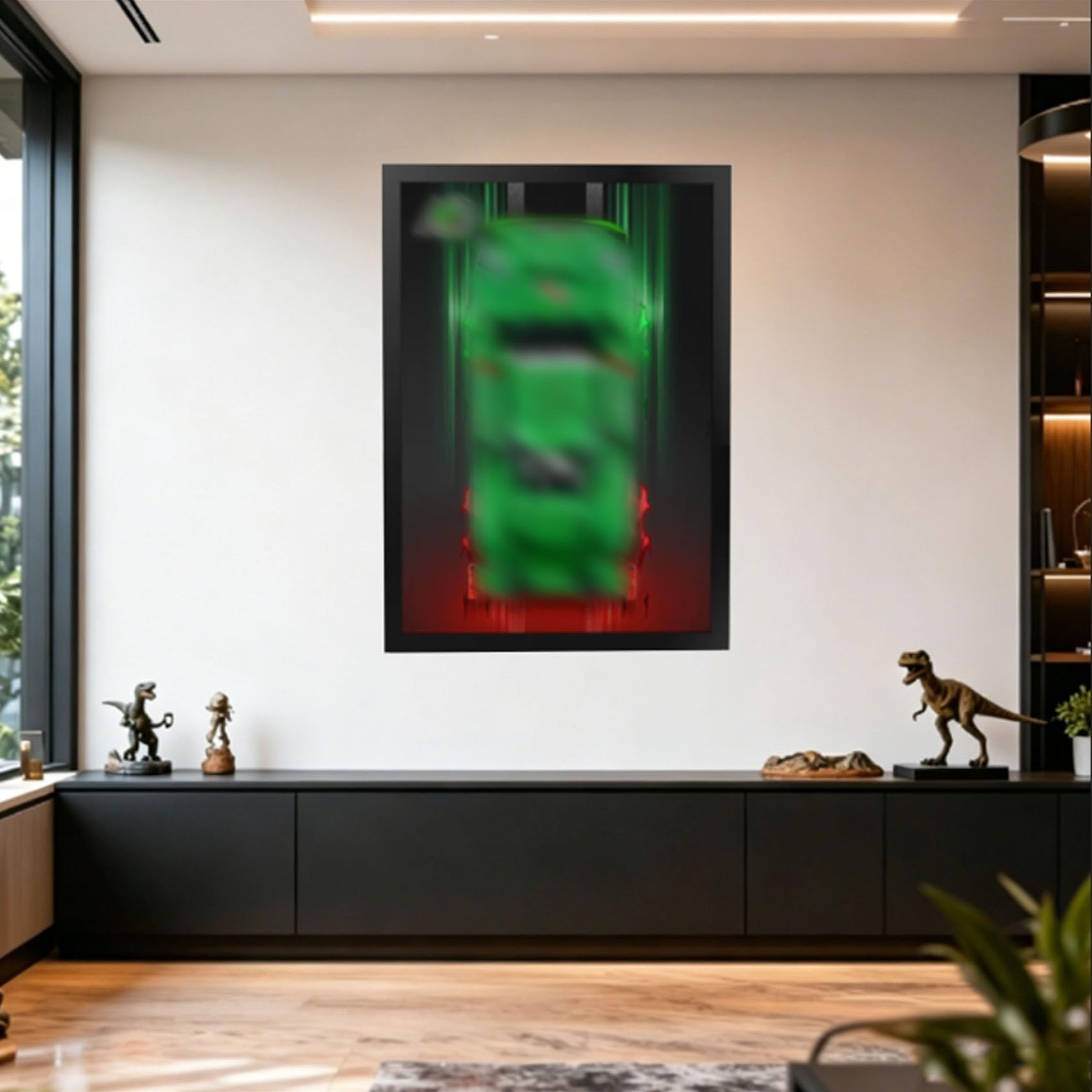 Display Wallboard for Le-go 42224 Racing Car Set, Wall photo frame, Wall Mount Display Stand Art Wall Mount Frame,(Model not Included)
