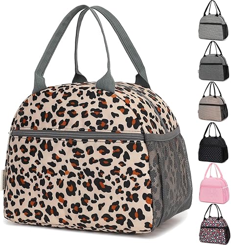 Lonchera para mujeres, adultos, hombres, niños y niñas, pequeña y bonita lonchera de gran capacidad, contenedor de almuerzo aislado para el trabajo,