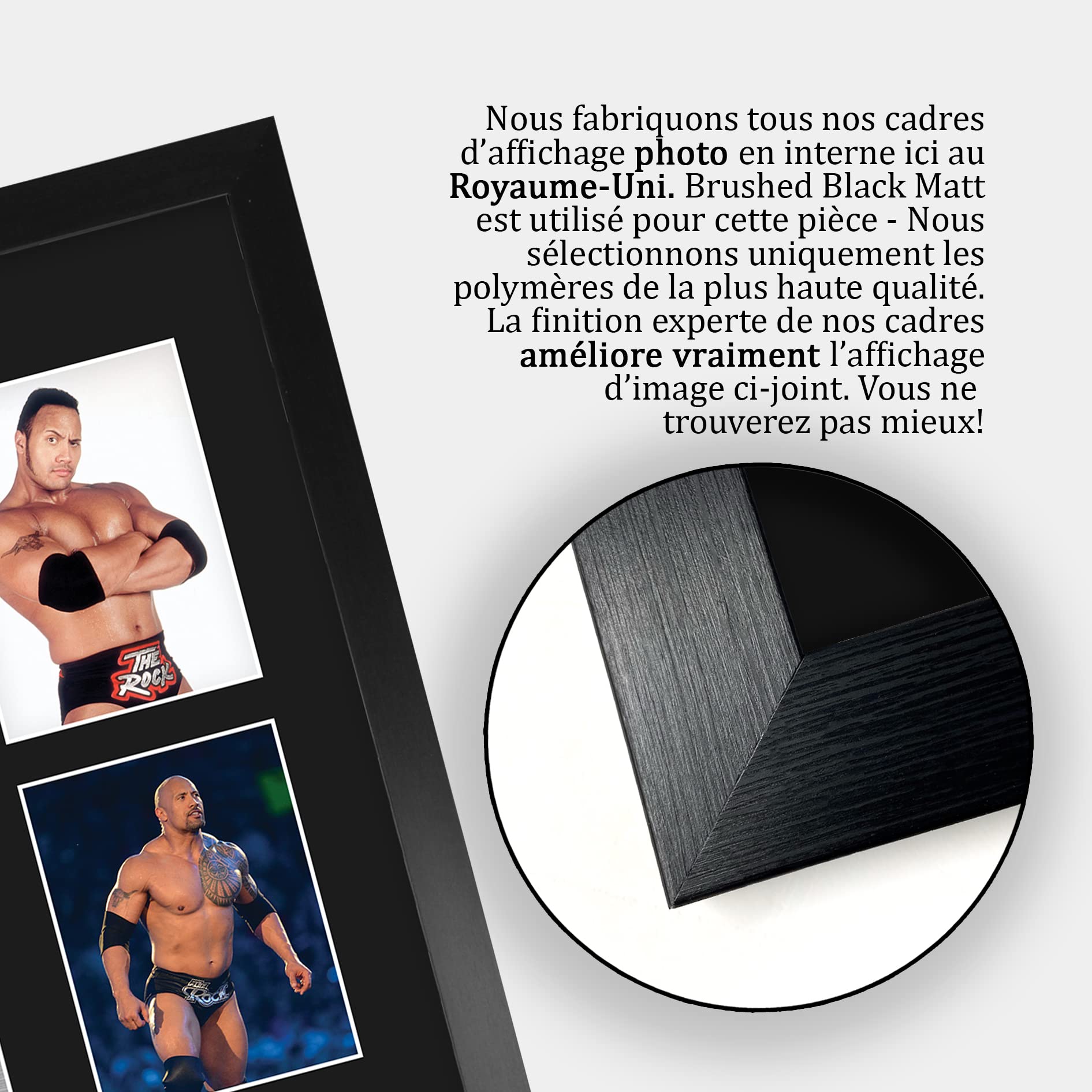 HWC Trading A4 Stone Cold Steve Austin Cadeaux Imprimés Photo Autographe Signée pour les Fans de lutte - A4