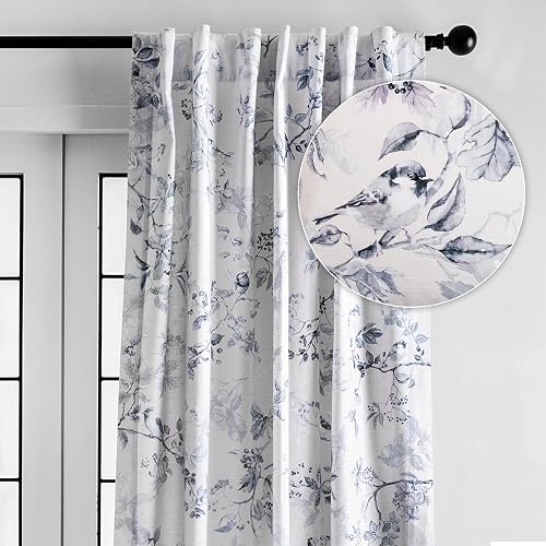 Maison d' Hermine Curtains for Living Room 100% Cotton 108 inch Length One Panel