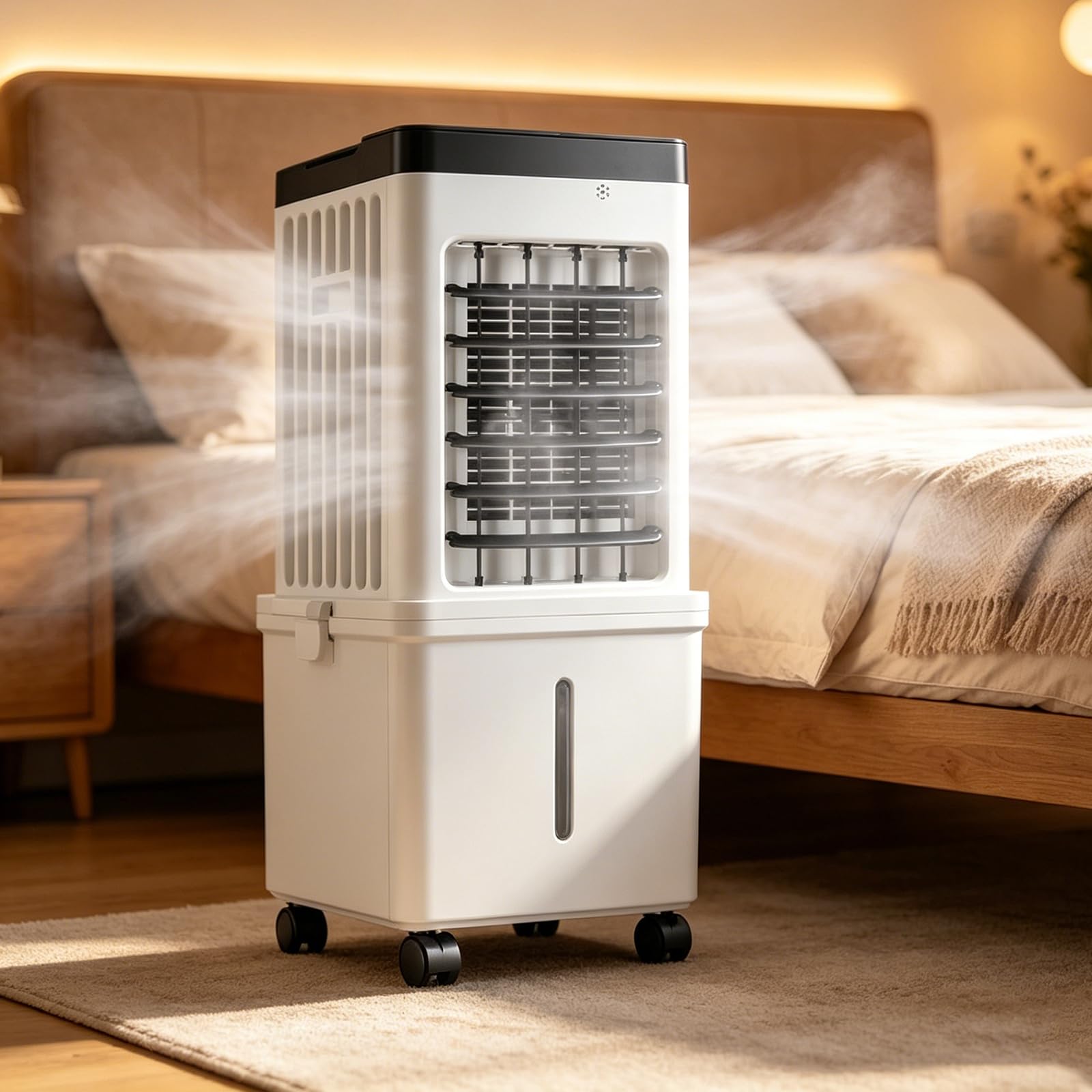 Gavscient Portable Air Conditioners,Upgraded Swamp Cooler, 15L Evaporative Cooling Fans that Blow Cold Air, 3 in 1 Portable AC Unit, Air Cooler Fan Mechanical