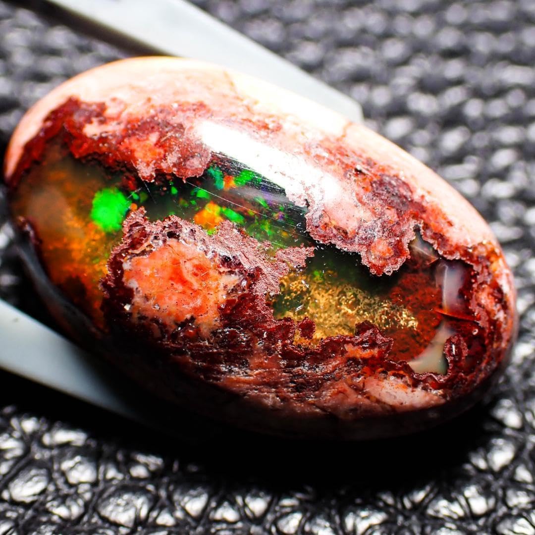 カンテラオパール 原石 3 結晶 ルース 鉱物 標本 パワーストーン 天 然