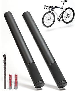 Borgen Supporto bici da parete - Portabici da parete in legno per bici da corsa - In legno di quercia - Supporti bici da MTB, bici da corsa e city bike