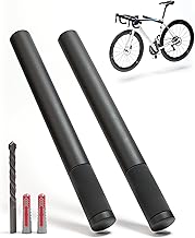 Borgen Support mural en bois pour vélo - Capacité de charge de 20 kg - Support mural stable pour vélo de route, VTT et vélo électrique - Noir naturel
