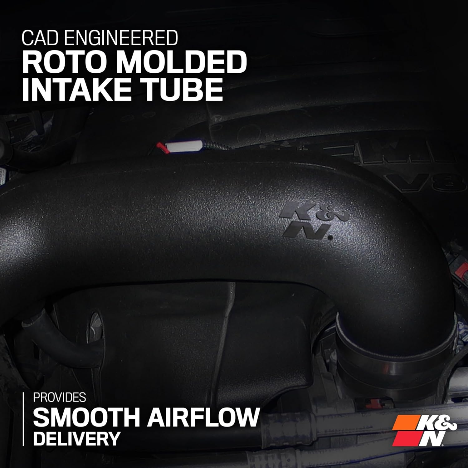 K&N Cold Air Intake System: High-Flow Air Filter, Increase Performance & Towing: Compatible with 1999-2007 Chevy/GMC/Cadillac: Silverado, Suburban, Tahoe, Sierra, Yukon, Escalade, Avalanche, 57-3023-1