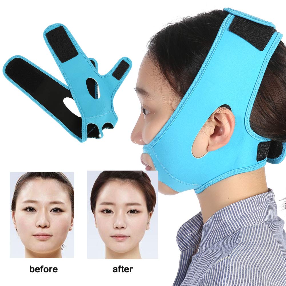 MAVIS LAVENFace Bandage Belt Neck Line Face Lift Slim V Contour Face-Lift Masseter Muscle Strap Intense Thin Lifting Massage Belt