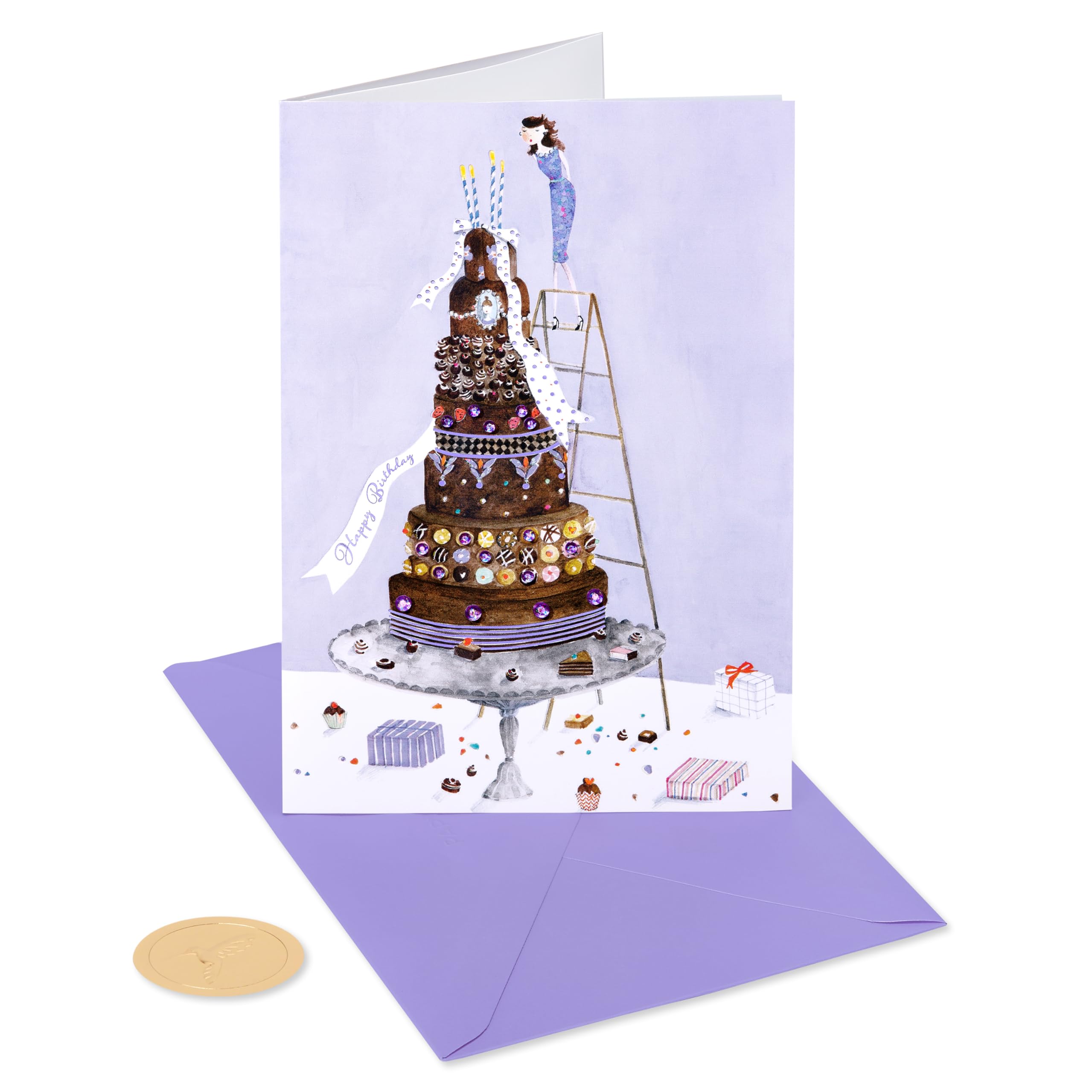 Carte D'anniversaire En Papyrus Célébration Cote DIvoire