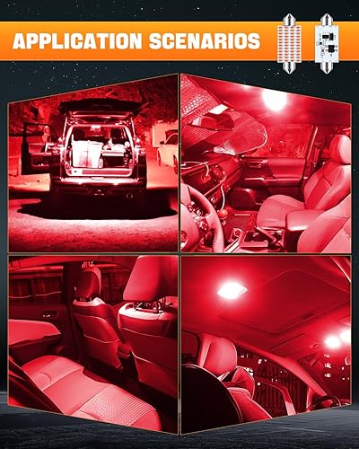 Miniatura 75 de LUYED Juego de chips 2 X 570 de luz súper brillante 3014 48-EX 569 578 211-2 212-2 focos LED para luz de domo, blanco xenón