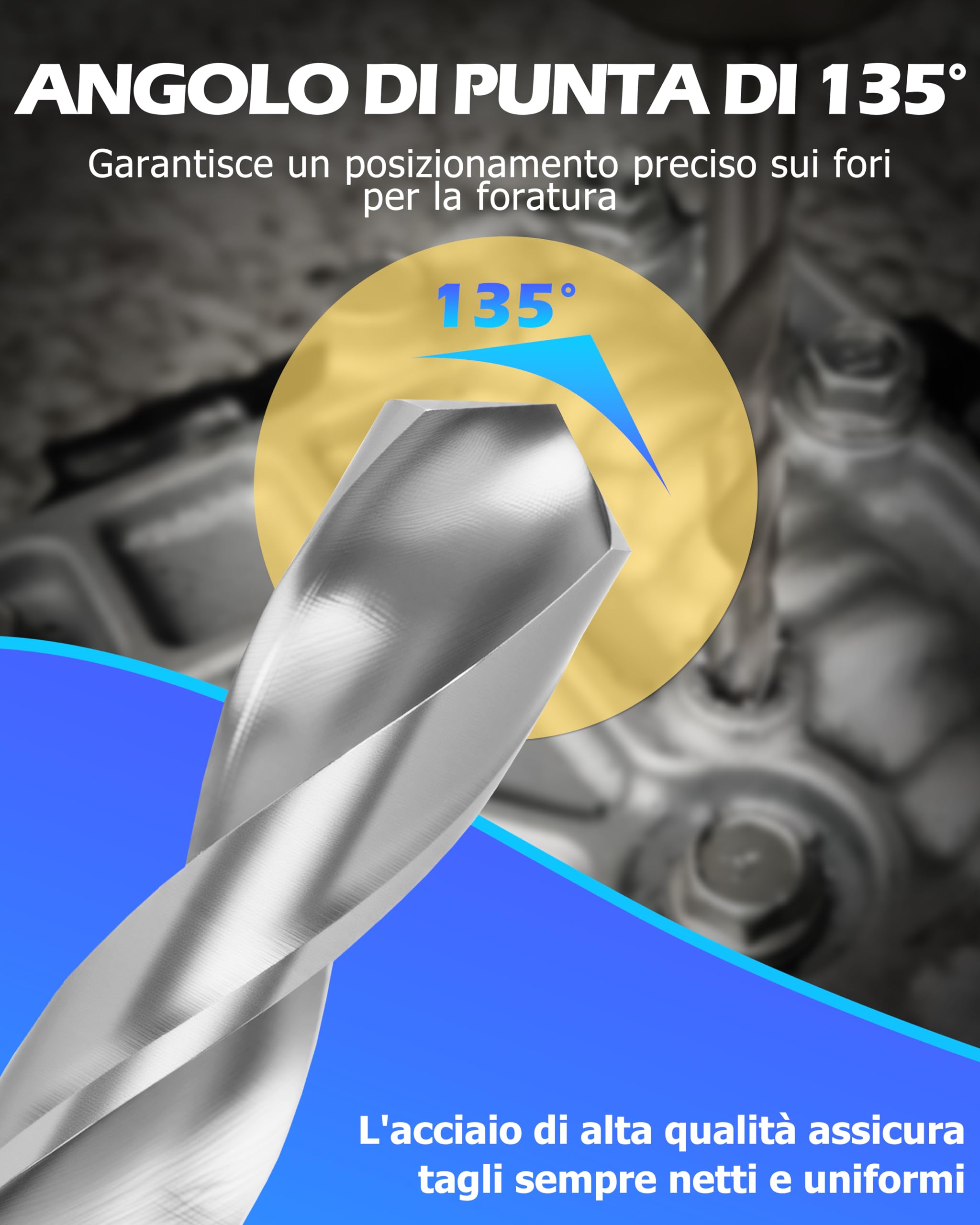 DAYUAN 131 pezzi, set di riparazione per trapano, Helicoil, motore per auto, M5, M6, M8, M10, M12, manicotto filettato
