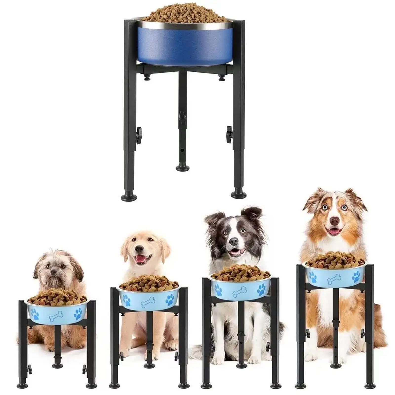 Amazon | 【Amazon.co.jp限定】Cmswiftify 昇降式ペットボウルスタンド
