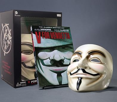 V for Vendetta Deluxe Collector Set, Book and Mask Set