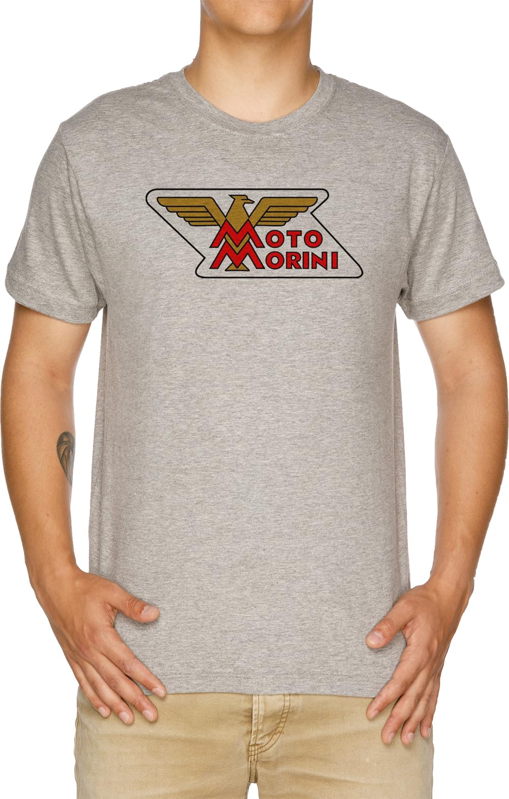 Vendax Moto Morini Itlalian Racing T-Shirt Donna Grigio