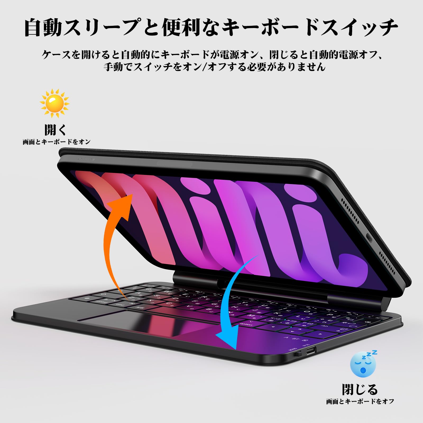 【新品】BETTDOW iPad mini 6 7対応 磁気キーボード Amazon.co.jp: BETTDOW マジックキーボード 2024 Mini 7 A17 Pro 第7
