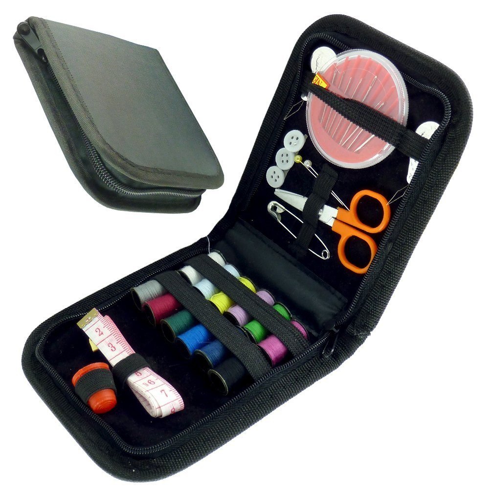 5Starwarehouse Portable Sewing Kit Case Travel Home Needle Thread Tape Scissor Button Handcraft