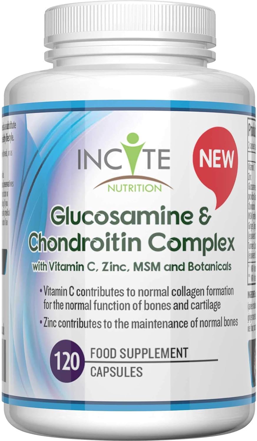glucosamina condroitina msm per il supporto dell'anca e delle articolazioni dei cani 60 count