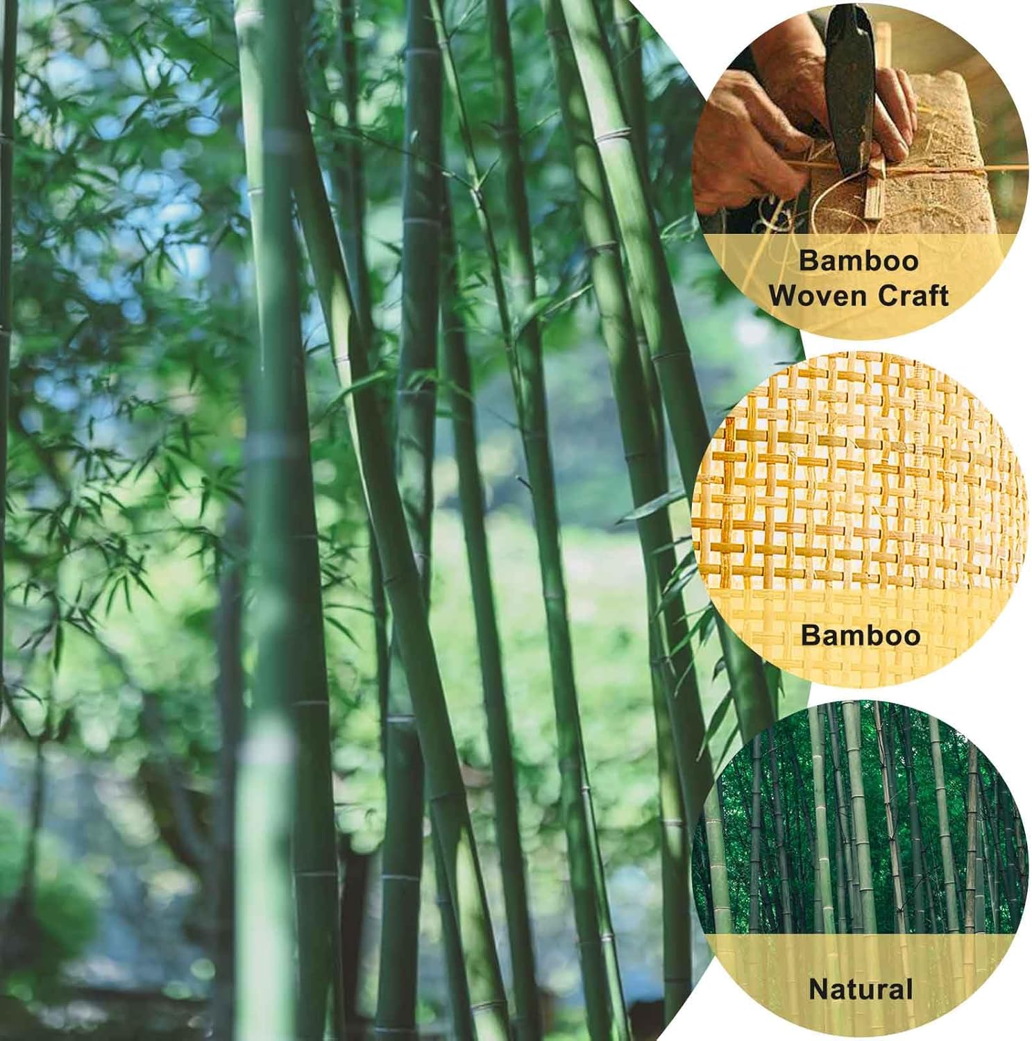 EE Eleven Master 4Ft Pendant Light E26, Bamboo Boho Woven Lampshade, Wrap Wicker Fabric Shade,Natural Ceiling Light Fixture for Kitchen, Dinning Room, Bedroom, Farmhouse