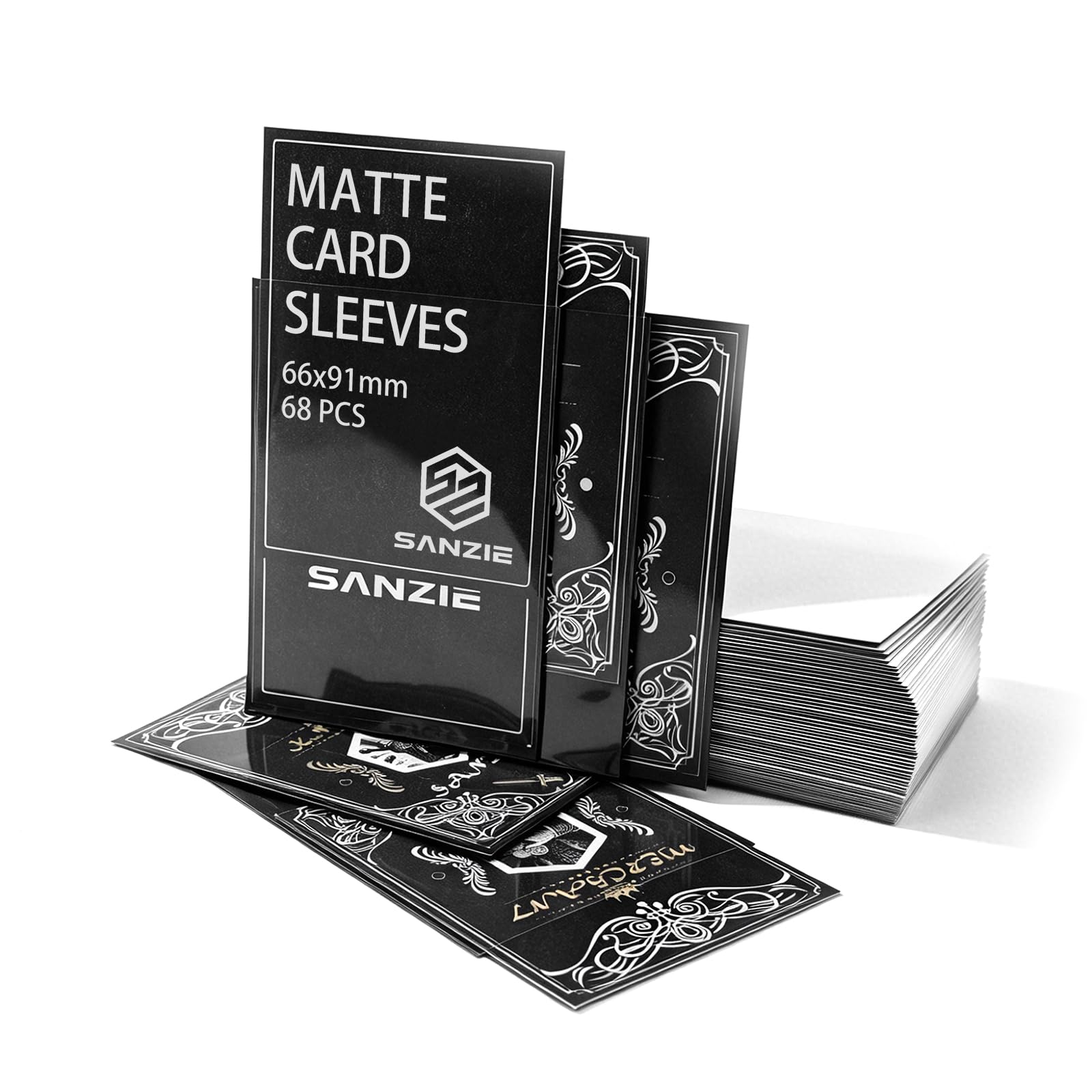 SANZIE Kartenhüllen 68 Stück kartenhülle Sammelkarten Hüllen