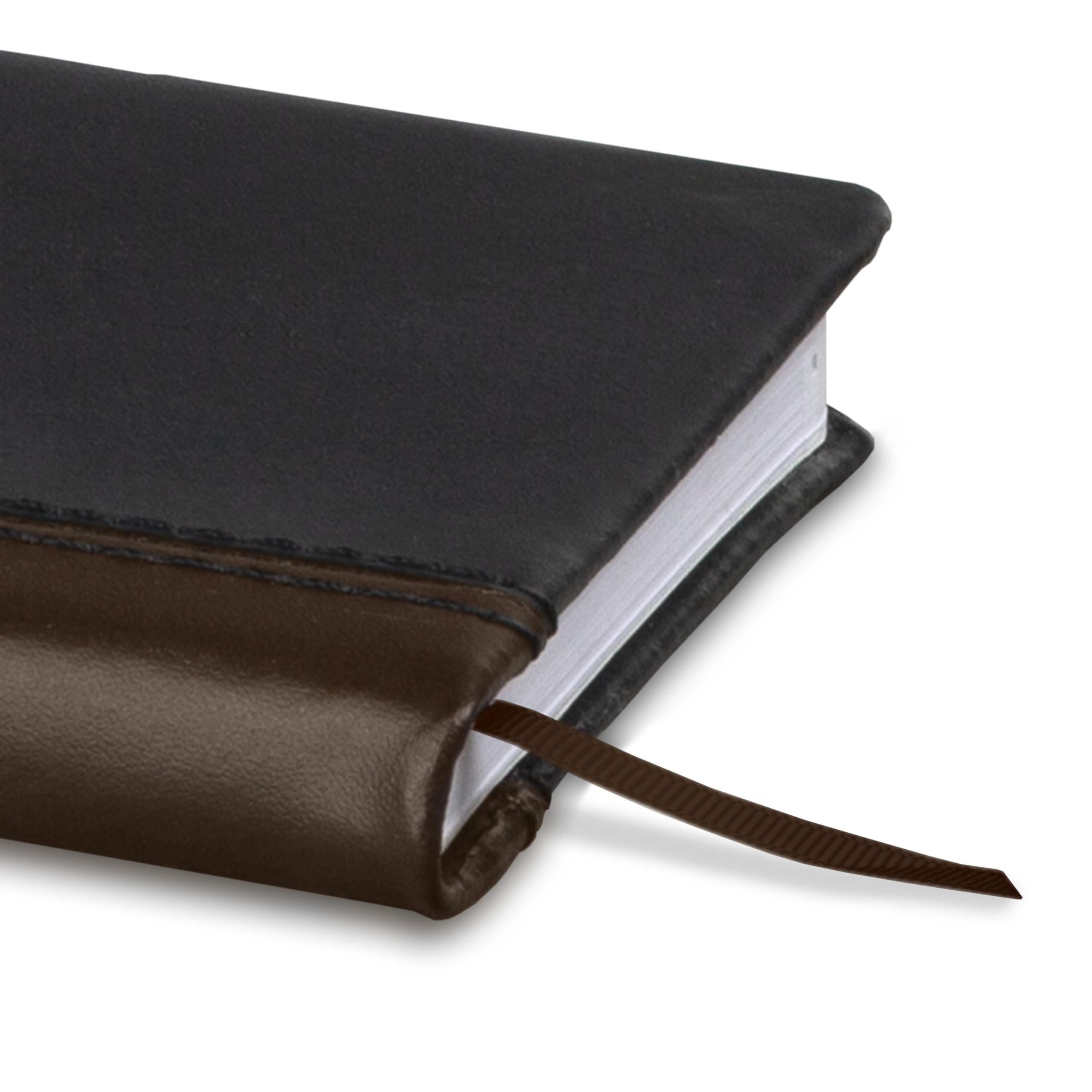AT-A-GLANCE 74010527 Terminplaner, Wochen- und Monatsplaner, 7 x 10,8 cm, Taschenformat, feines Tagebuch, Kunstleder, Hardcover, Schwarzbraun