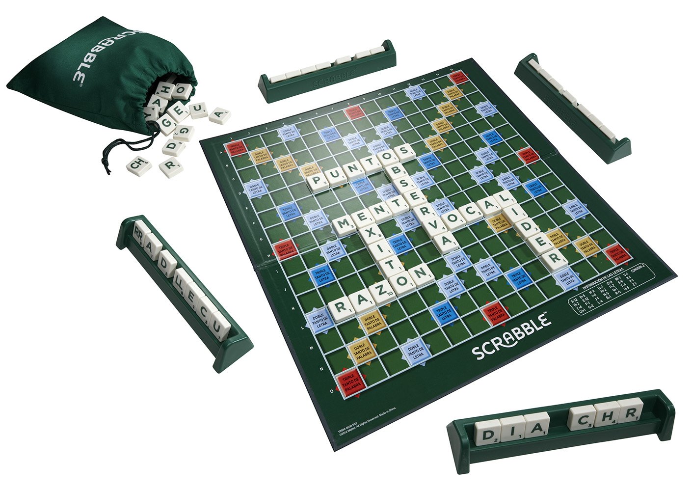 Mattel Games Scrabble Original - Crosswords Board game SPANISH VERSION, Y9594
