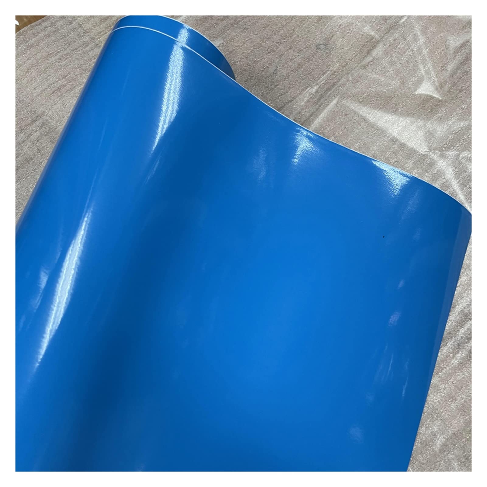 10/20/30/40/50 * 152 CENTIMETRI Nero rosso Lucido Pellicola Del Vinile Lucido Lucido Car Wrap Foil Sticker Con Bolle D'aria Libero Moto Car Wrapping (Color : Dark blue, Size : 50CM X 300CM)