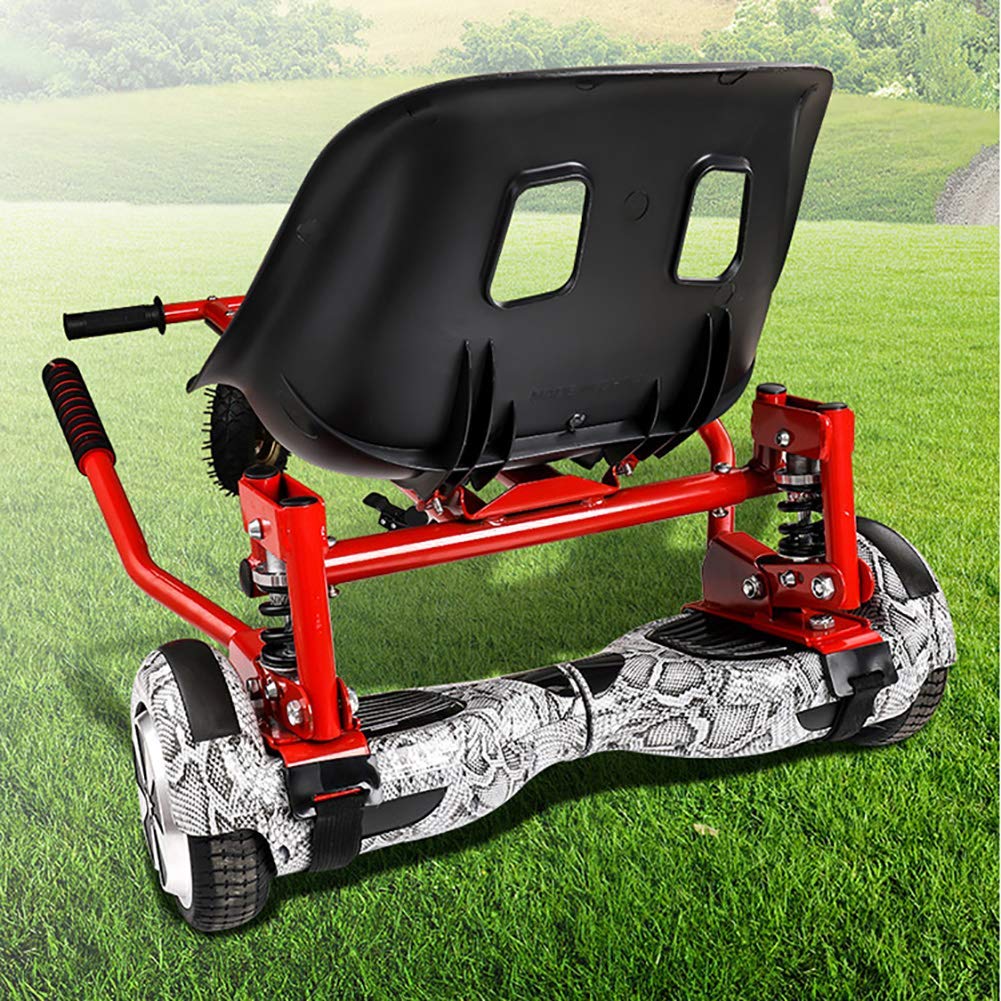 GO Kart Kit de conversión de Asiento suspendido para hoverboards con Asiento para Patinete eléctrico autoequilibrado de 6.5 '', 8 '' y 10 '', Longitud Ajustable, Sigue tu Tabla Des