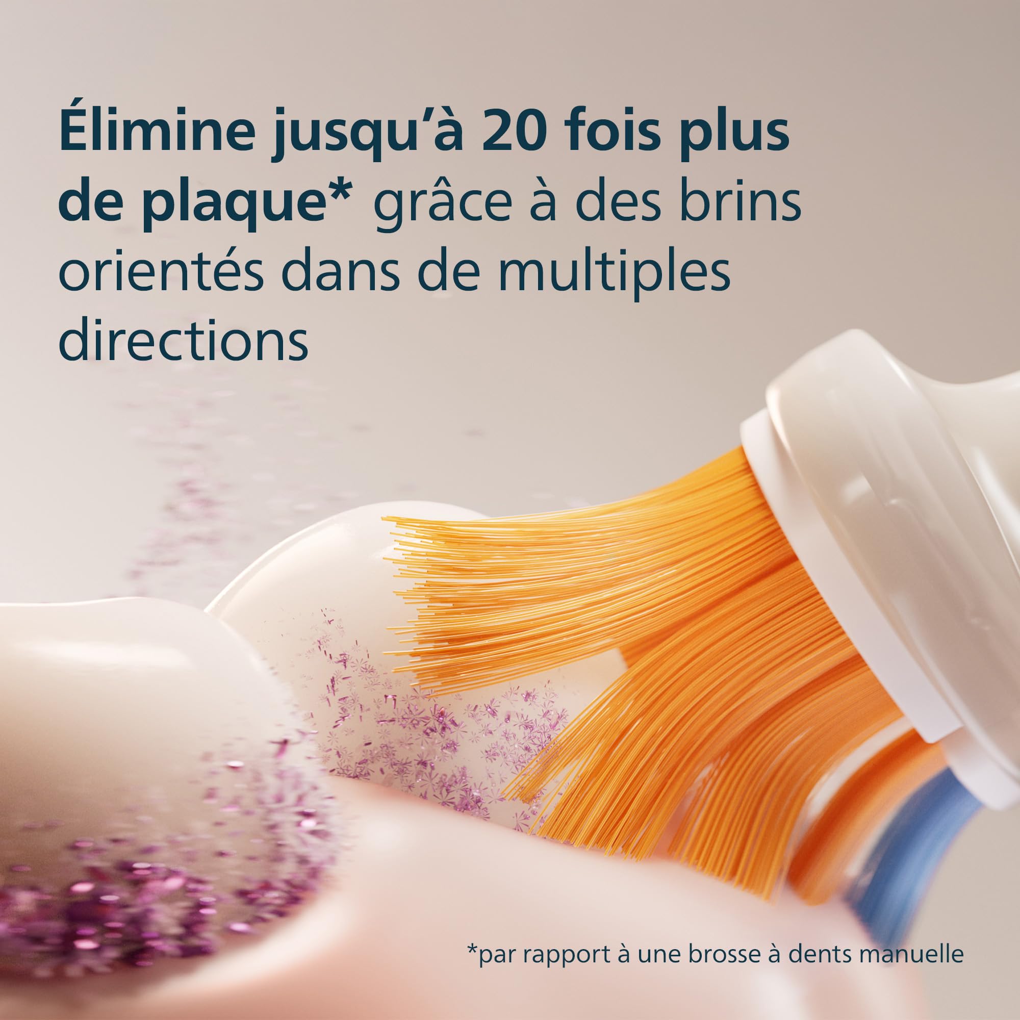 Philips Sonicare A3 Premium tout-en-un - têtes de brosse à dents de rechange d'origine, blanc, lot de 4, HX9094/87