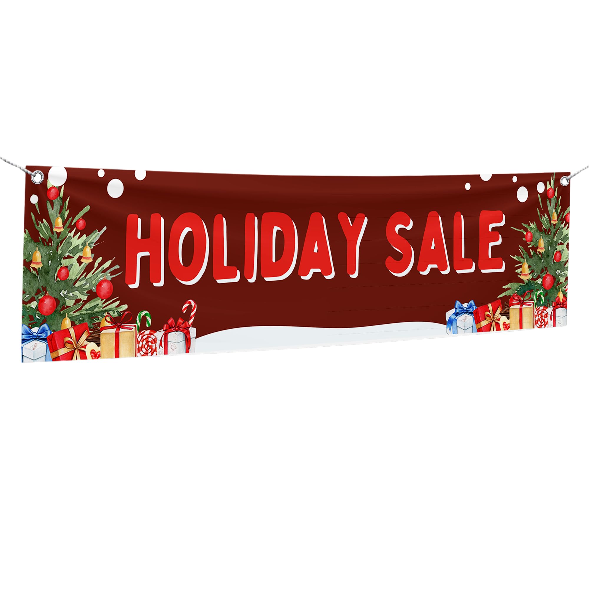 MAVIS PRINT Holiday Sele Large Banners and Signs for Outdoor ing|Polyester Banner with 4 Holes for Easy Hang Indoor & Outdoor|4x1 Feet Banner to Promote Business Seles|HD Banner Made in USA.