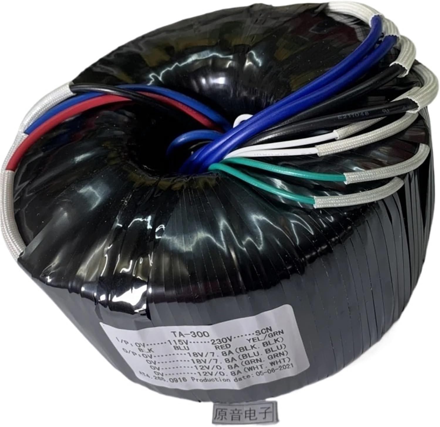 Toroidal Transformer 300W Dual 18V + Dual 12V Ring Bull Power Transformer for High-End Audio Copper Wire