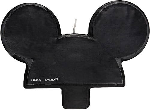 Vela de cumpleaños de Mickey Mouse Negro Decoración 1 unidad