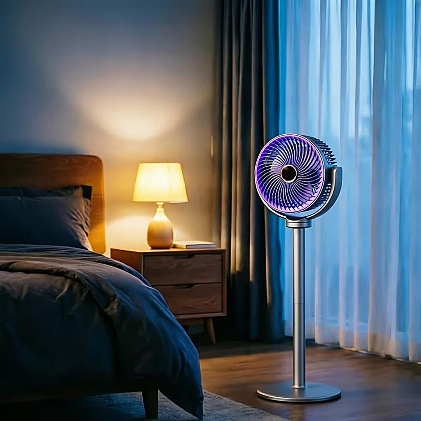 Ventilatore a piantana 5 Velocità, Altezza Regolabile, Raffreddamento | Ventilatore A Circolazione D'Aria Rinfrescante Per Proprietari, Ufficio, Camera Da , Studio, Camper