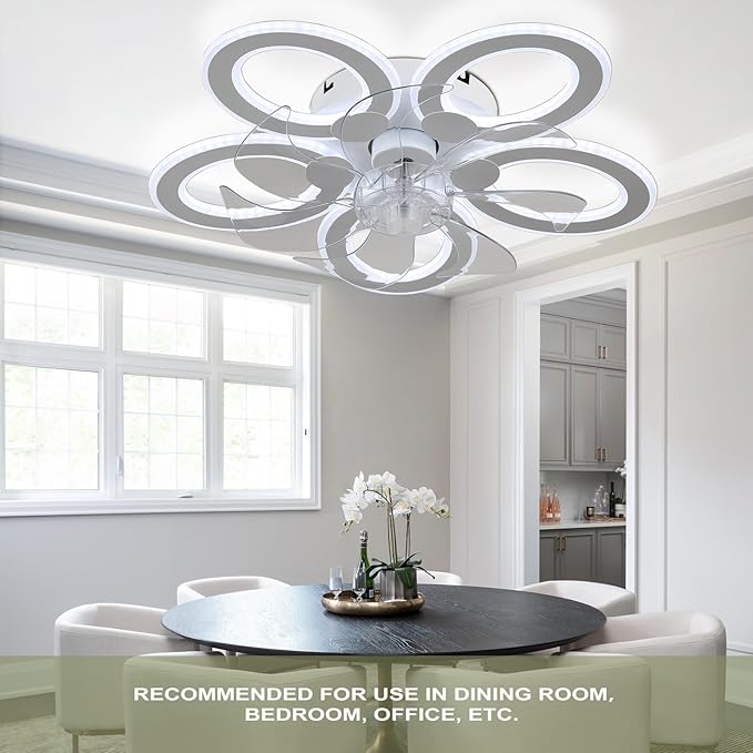 Ventilador de Techo 20 Pulgadas con Luz LED 6 Velocidades 11 miniatura 8