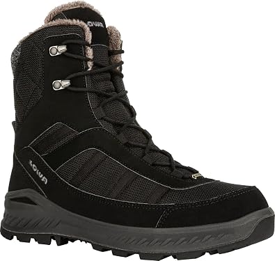 Lowa Women's High Rise Hiking Shoes, Black